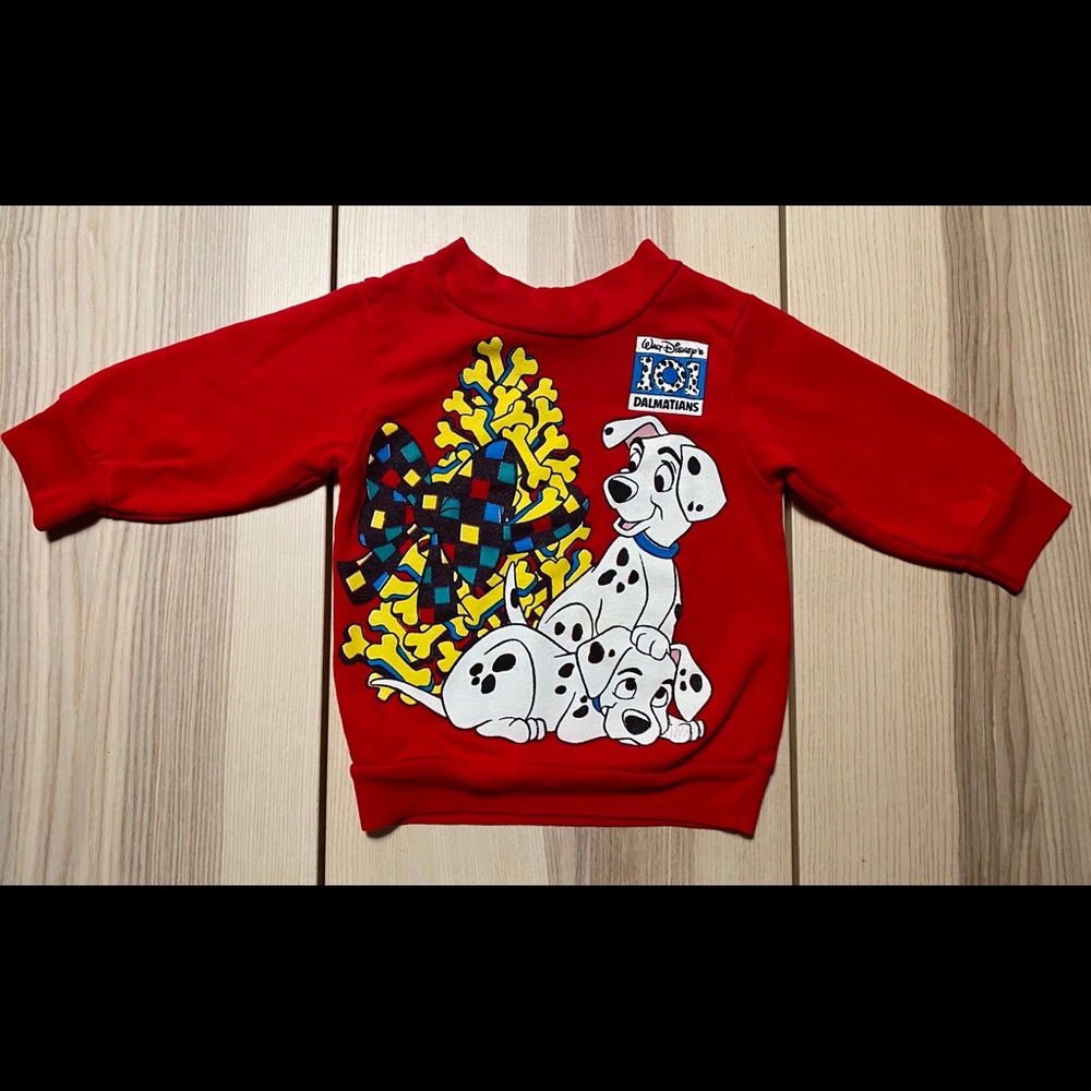 Vtg Disney 101 Dalmatians Crewneck Size 2T